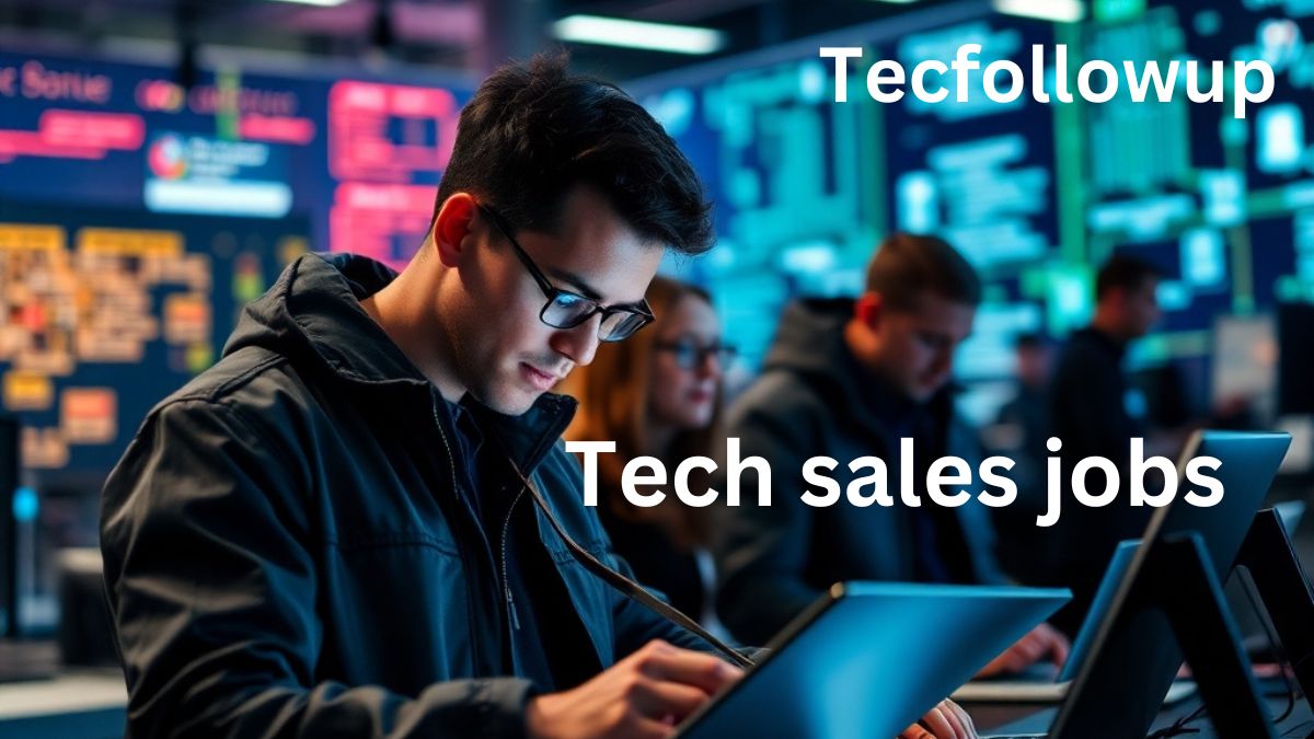 Tech sales jobs