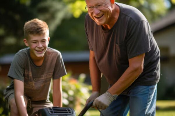 cheap lawn cutting for seniors 62232